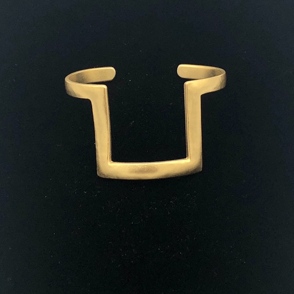 Gold Tone Cuff Bracelet